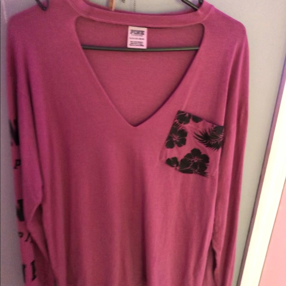 VS PINK cutout shirt
